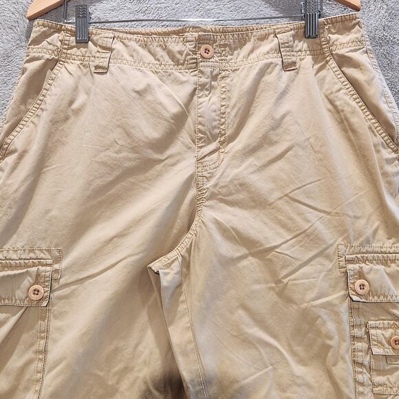Ralph Lauren Jeans Co Womens Y2K Utility Cargo Capri Pants Size 14 Gorpcore - Picture 2 of 14